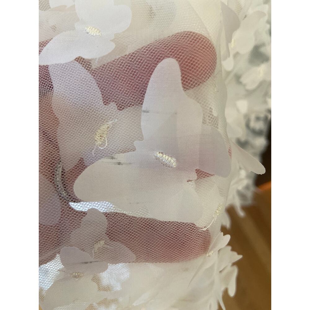 Thirty Thirty LA Butterfly Lace Back Special Occassion Dress Sz M - Picture 7 of 9